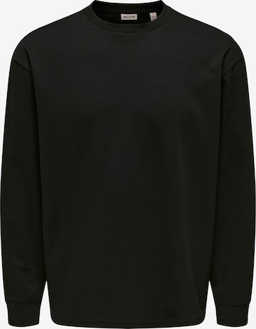 Tricou 'ONSCaspian' de la Only & Sons pe negru: față