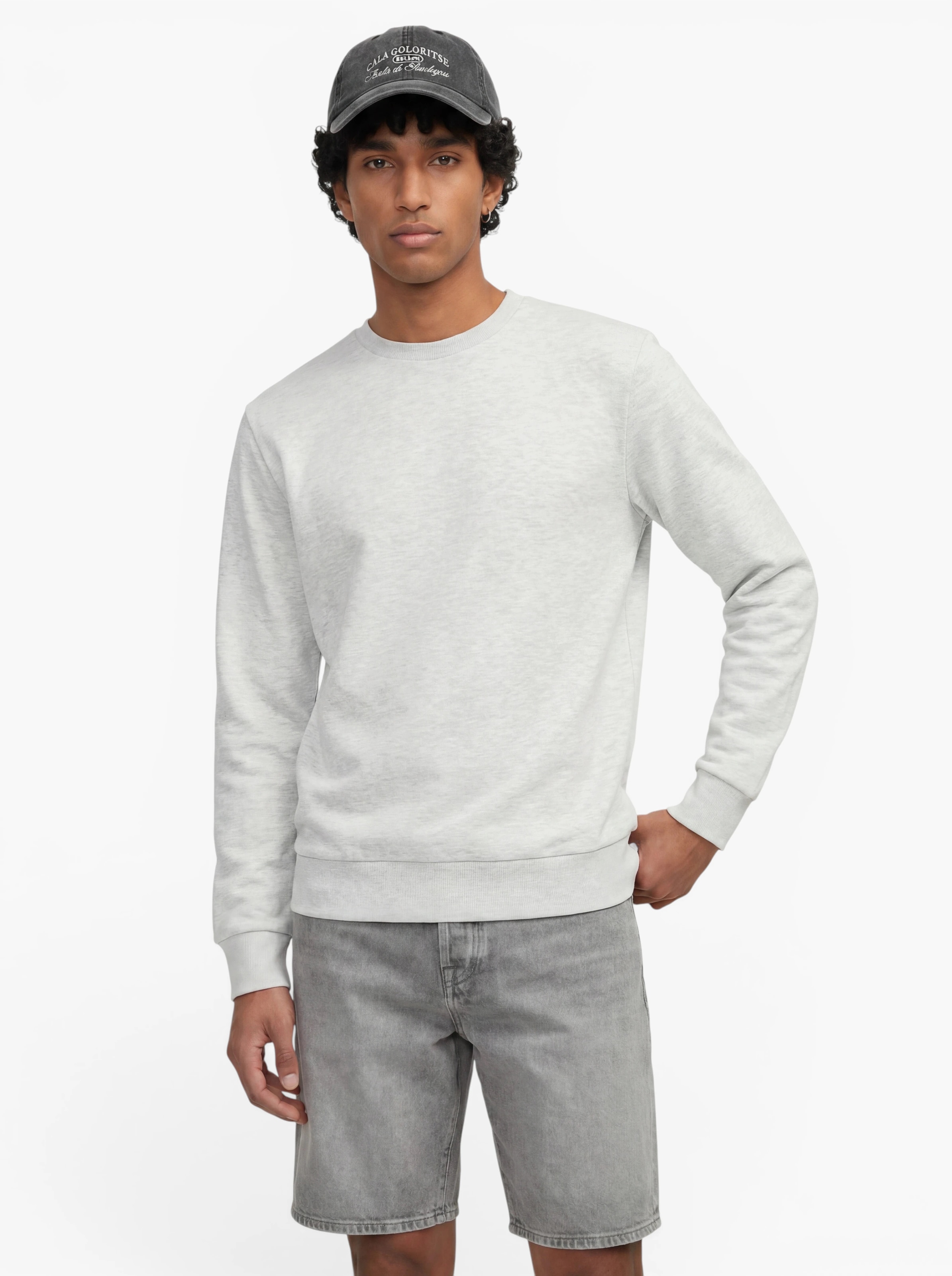 Sweat 'JREBAARON' JJ Rebel en blanc
