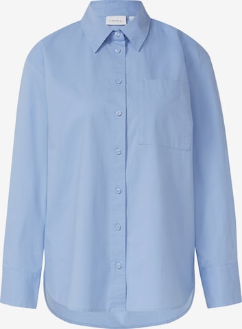 COMMA Bluse in Blau: Vorderseite