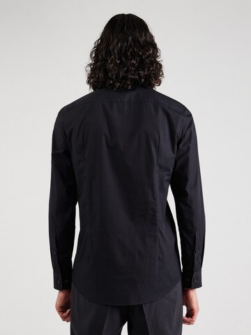 HUGO Slim Fit Hemd 'Jenno' in Schwarz