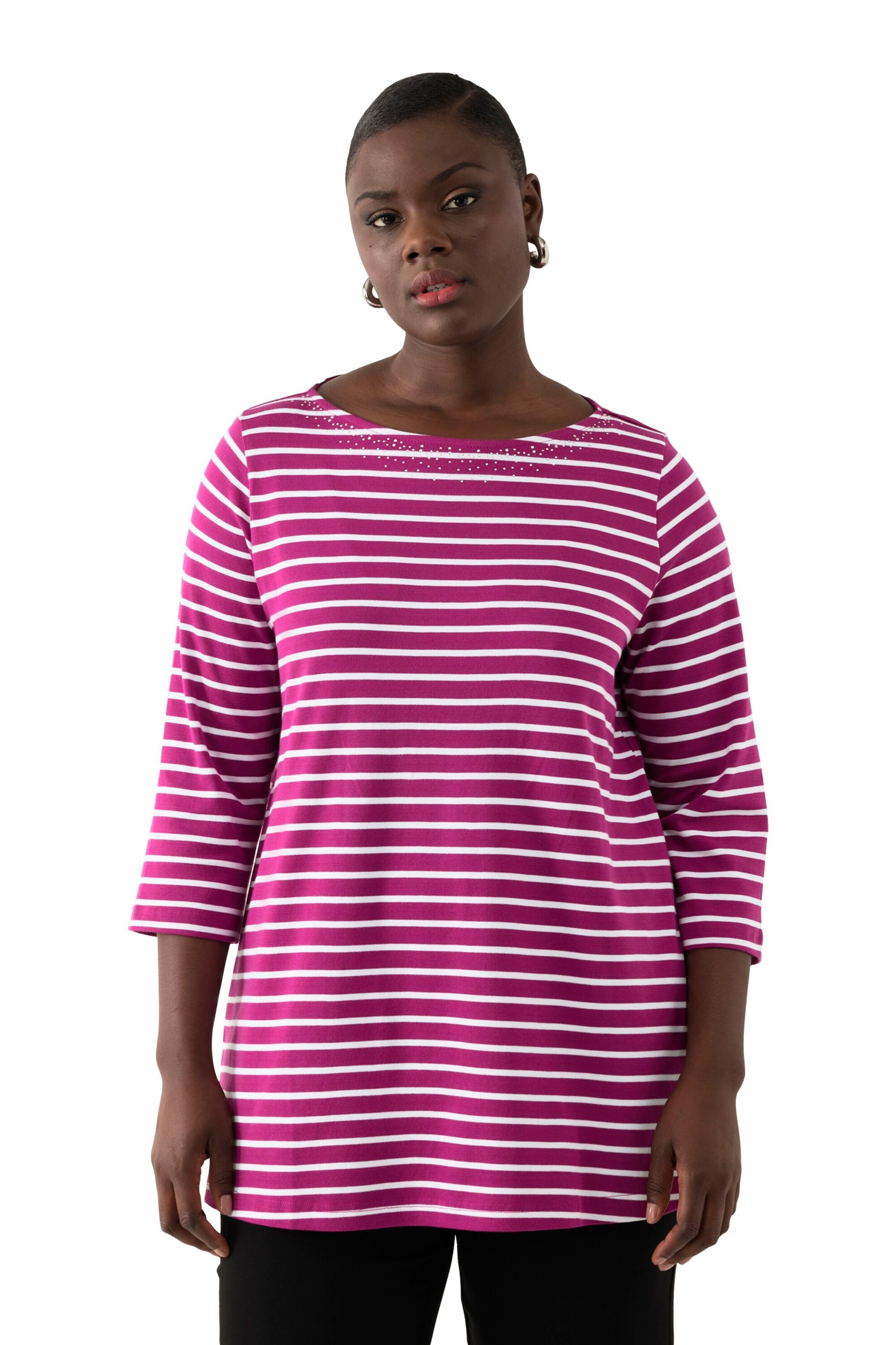 Ulla Popken Shirt in Pink: front