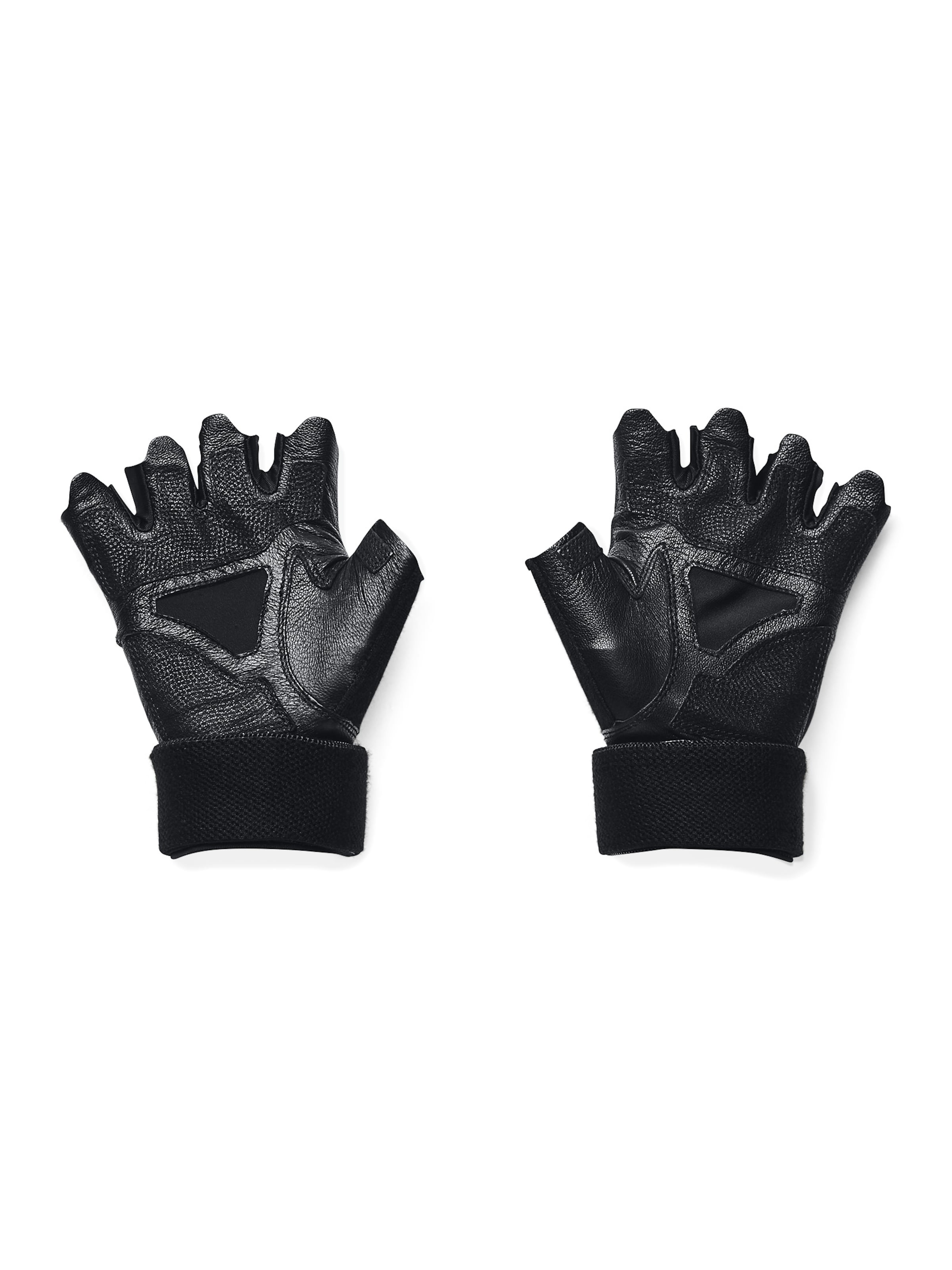 UNDER ARMOUR Athletic Gloves in Black: front