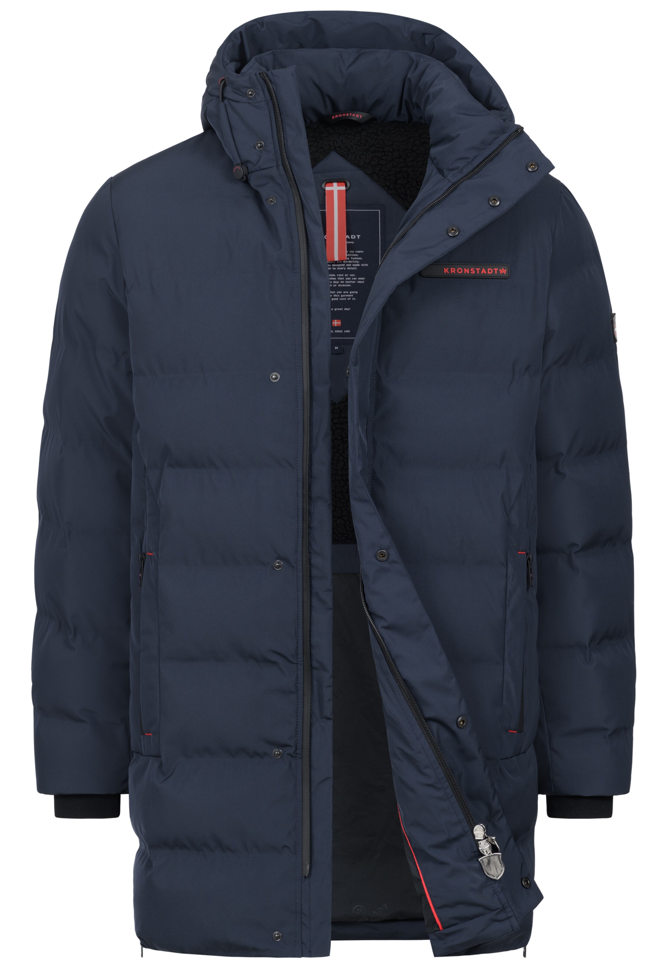 Kronstadt Winter jacket ' Bourland ' in Blue: front
