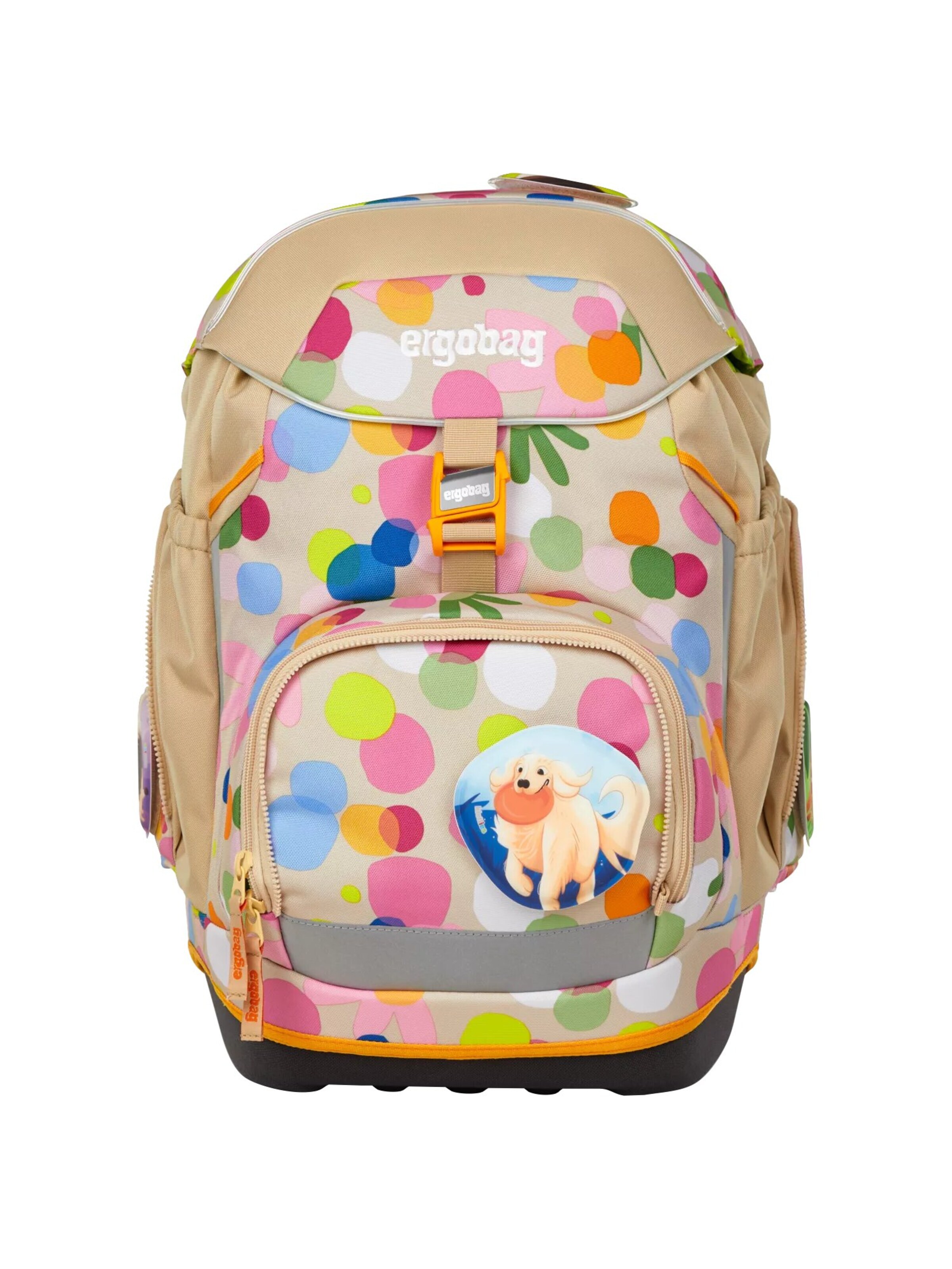 ergobag Backpack 'Schulranzen-Set pack Set' in Beige