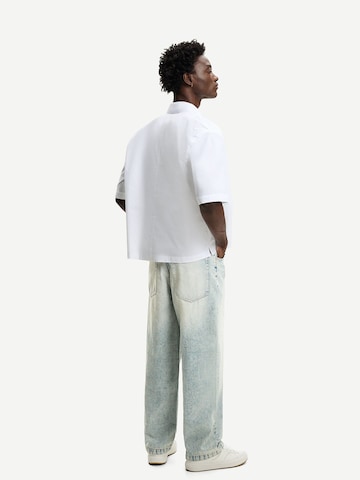 Bershka Baggy Jeans in Blue