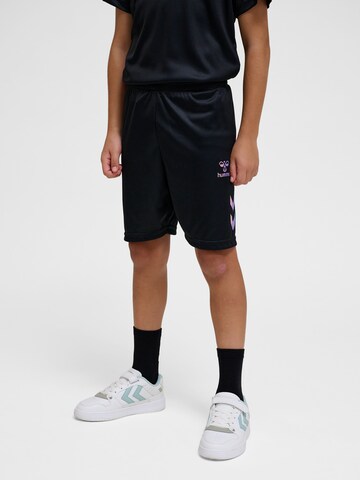 Regular Pantalon de sport Hummel en noir