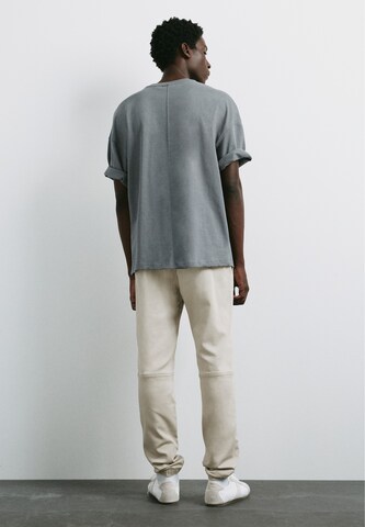Pull&Bear Tapered Nadrág - bézs