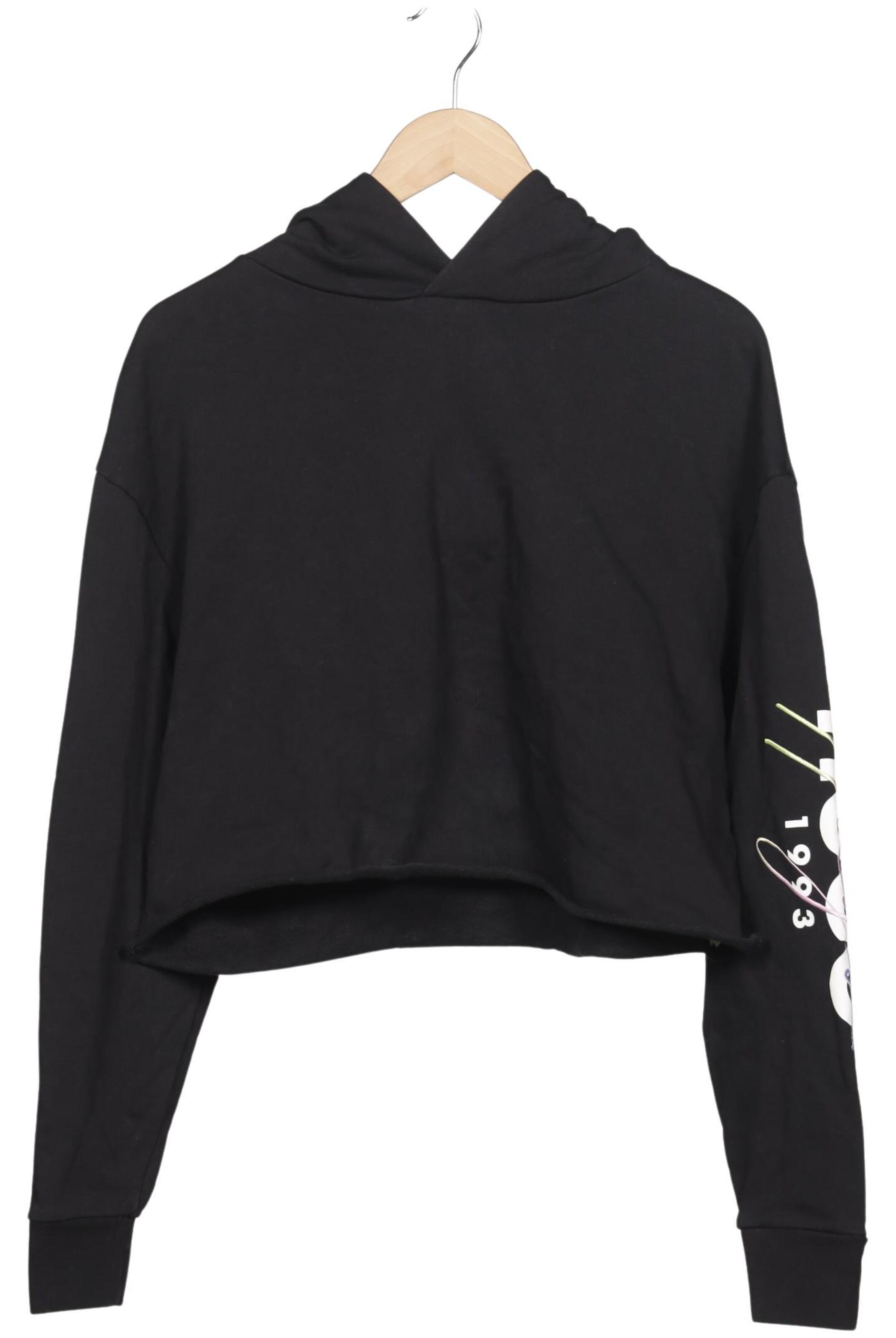 HUGO Sweatshirt & Zip-Up Hoodie in M in Black: front