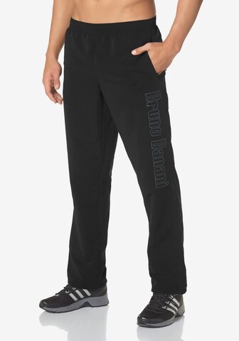 BRUNO BANANI Regular Pants in Black: front