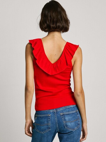 Pepe Jeans Top 'Millie' in Rot