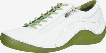 COSMOS COMFORT Athletic Lace-Up Shoes in White: front