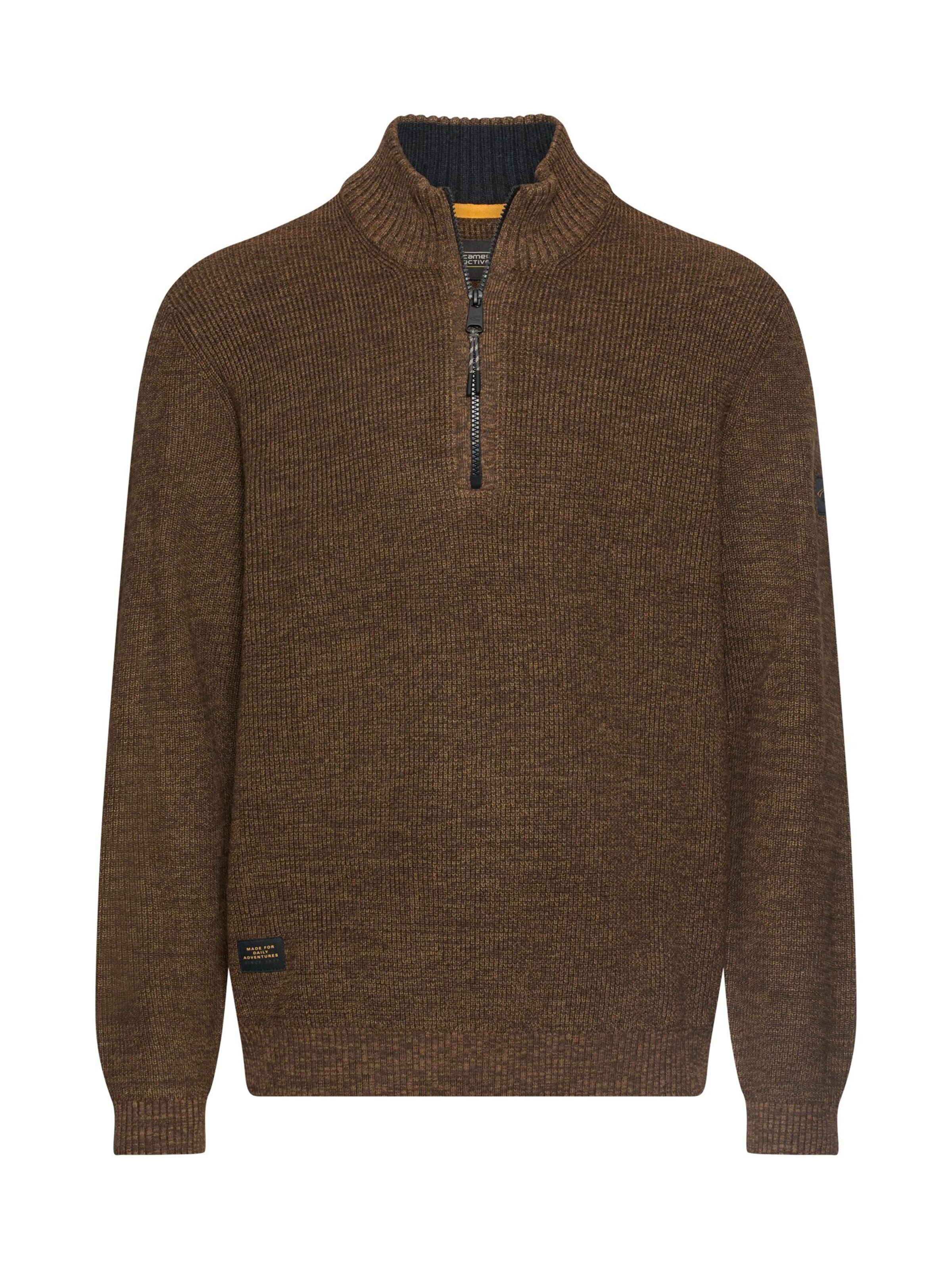 CAMEL ACTIVE Sweater in Brown: front