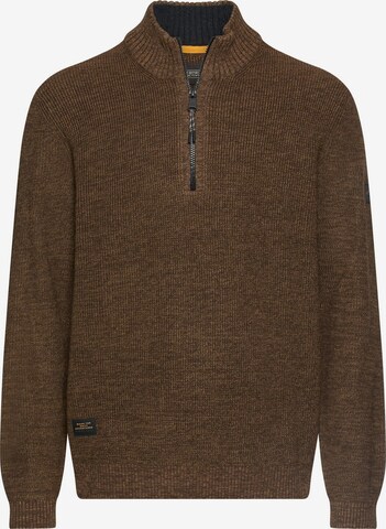 CAMEL ACTIVE Sweater in Brown: front