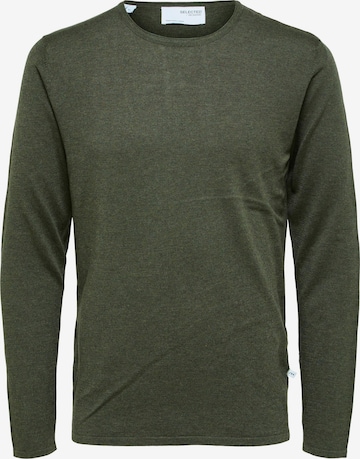 SELECTED HOMME Sweater 'Rome' in Green: front