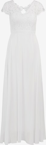 Kraimod Evening Dress in White: front