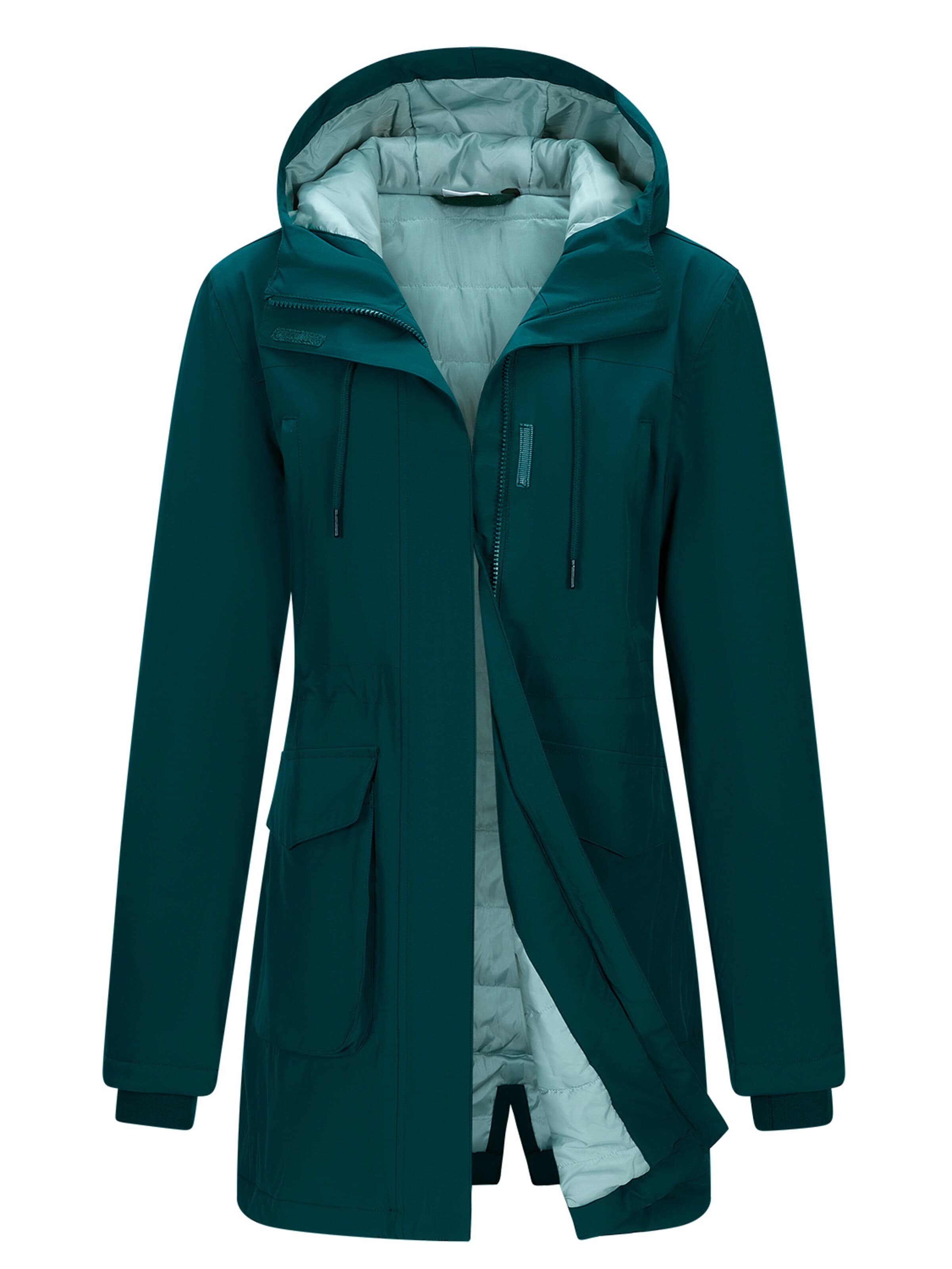 33,000ft Winter Jacket '33,000ft Women's Winter Warm Jacket' in Blue: front