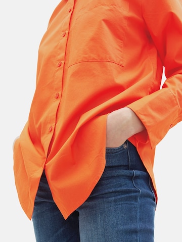 TOM TAILOR Bluse in Orange