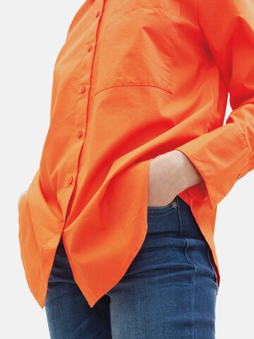 TOM TAILOR Blouse in Oranje