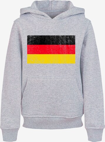 F4NT4STIC Sweatshirt 'Germany Deutschland Flagge' in Grey: front