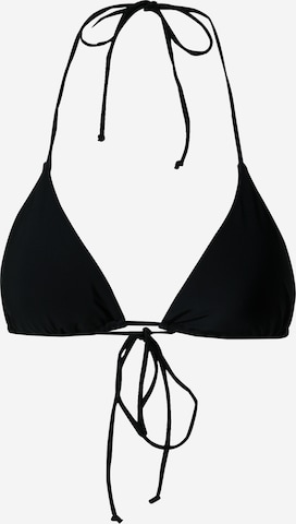 NLY by Nelly Bikini Top in Black: front