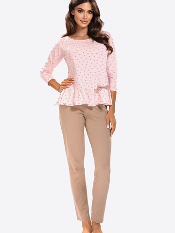 Vivisence Pyjama '2033' in Pink: Vorderseite