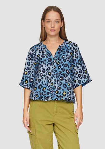 s.Oliver Blouse in Blauw: voorkant