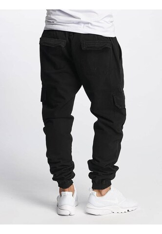 Tapered Pantaloni cargo 'Kindou' di DEF in nero