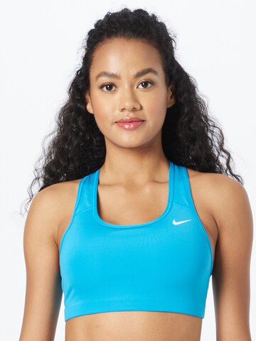 NIKE Regular Sport-BH in Blau: Vorderseite