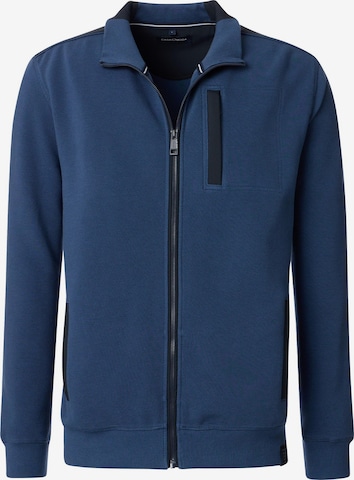 CASAMODA Sweatjacke 'Basic' in Blau: Vorderseite