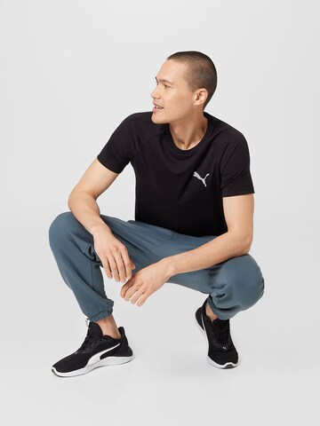 PUMA - Tapered Pantalón en azul