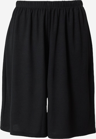 Bella x ABOUT YOU Wide Leg Shorts 'Robin' (GRS) in Schwarz: predná strana