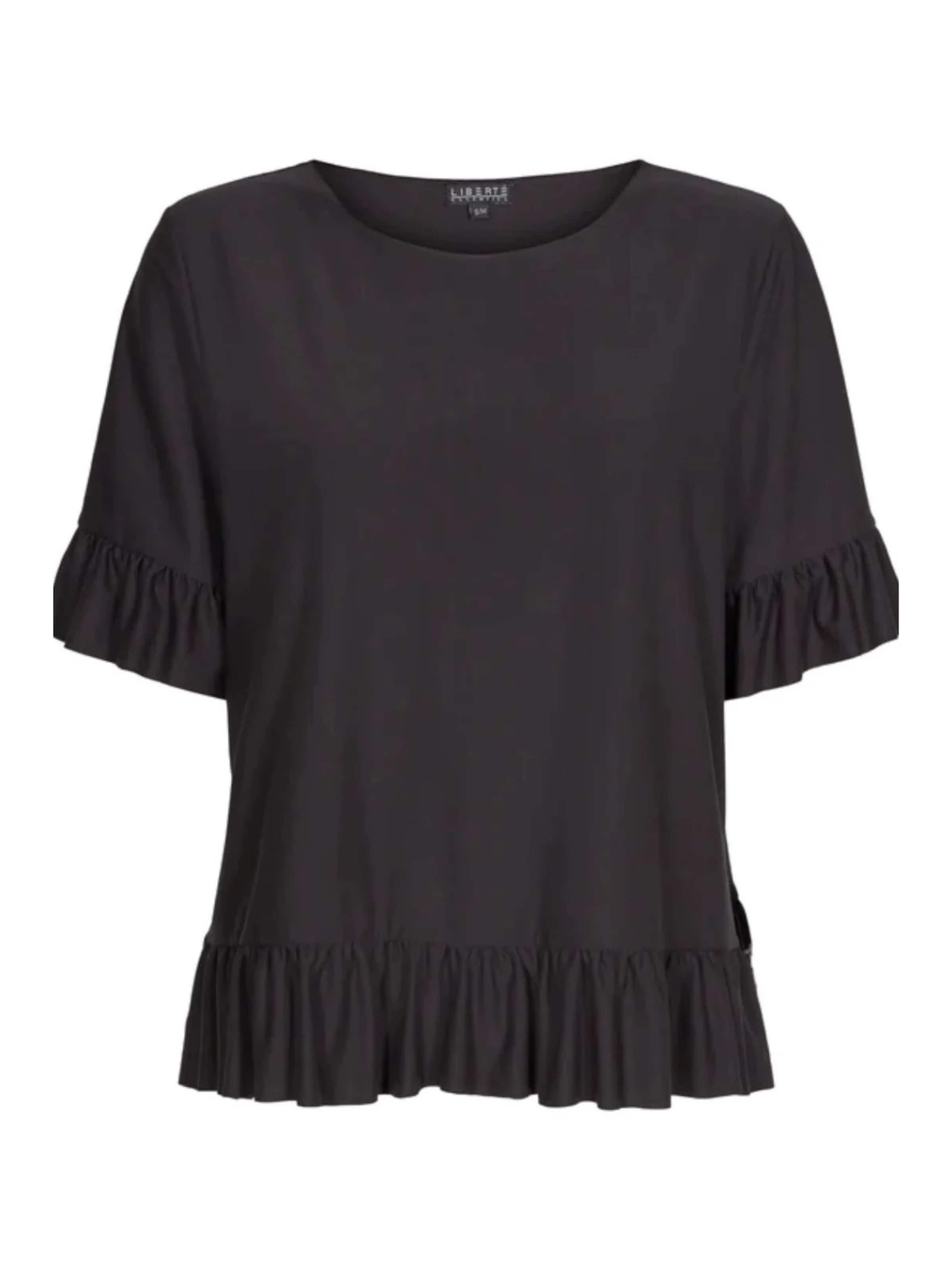 Liberte Essentiel Shirt ' ALMA ' in Schwarz: Vorderseite