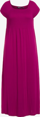 Robe Ulla Popken en rose : devant