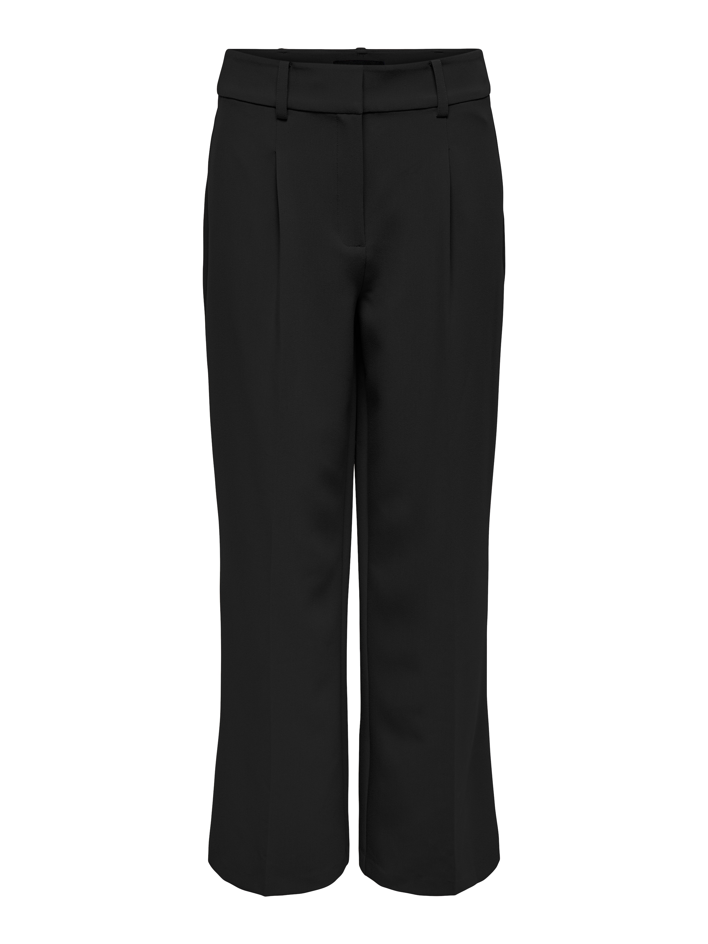 JDY Trousers with creases in Black: front
