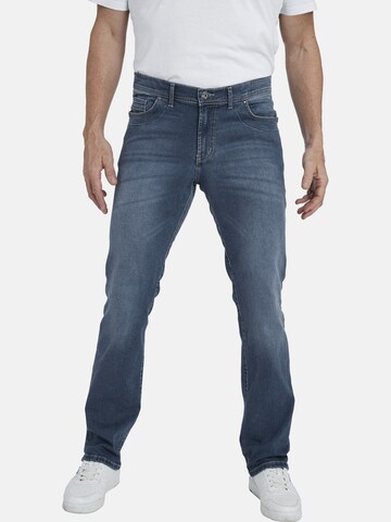 Jan Vanderstorm Loosefit Jeans 'Peeke' in Blauw: voorkant