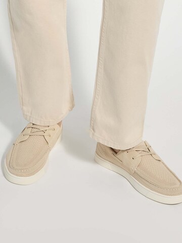 Dune LONDON Moccasins 'BLAIZERSS' in Beige
