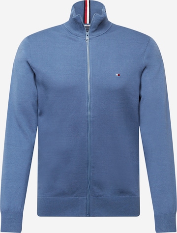 Vestes en maille TOMMY HILFIGER en bleu : devant