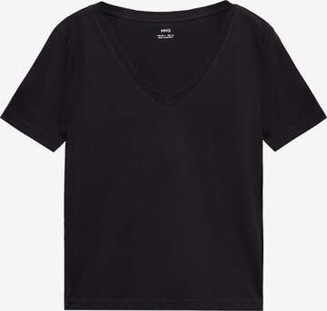 MANGO T-shirt 'CHALAPI' i svart: framsida