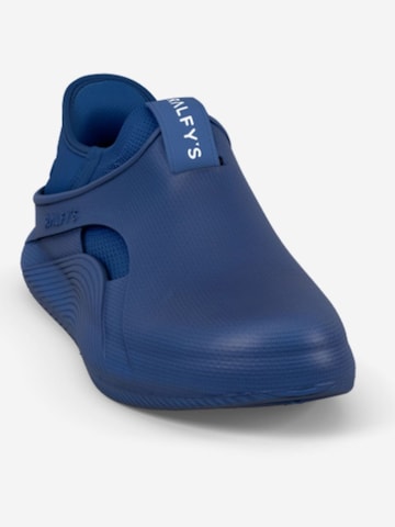 RALFY'S Classic Flats 'N1 Combo' in Blue: front