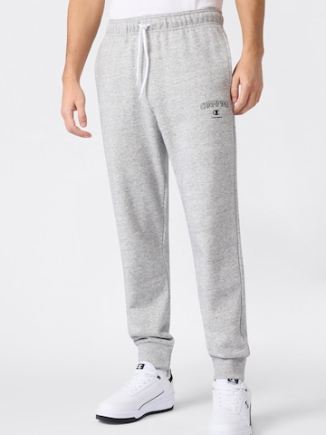Champion Authentic Athletic Apparel Normální Kalhoty 'Rib Cuff' – šedá: přední strana