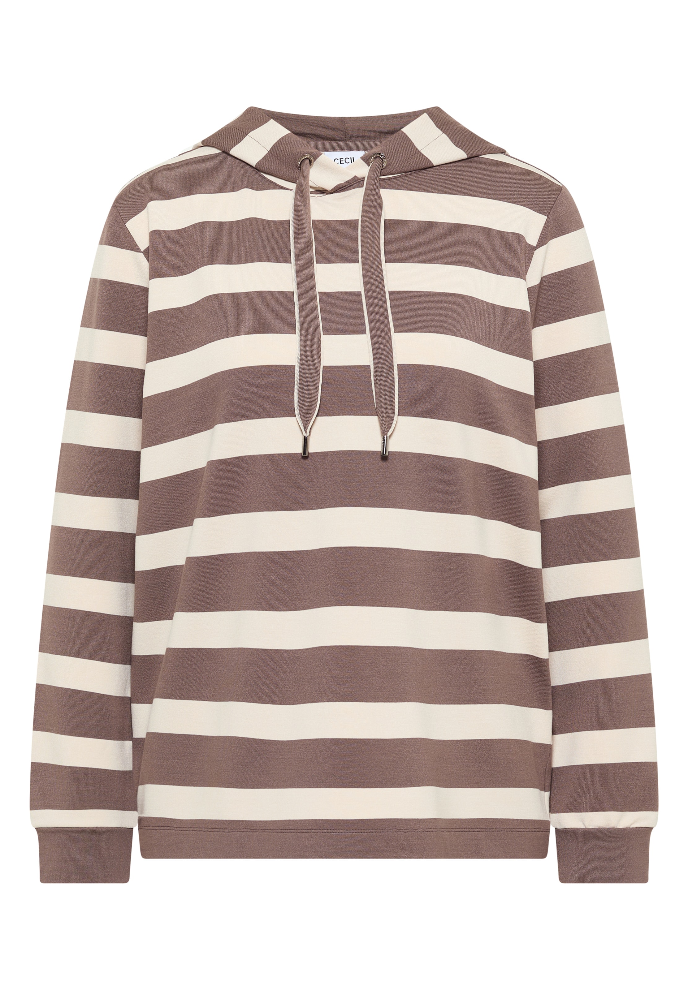 CECIL Sweatshirt in Beige: front