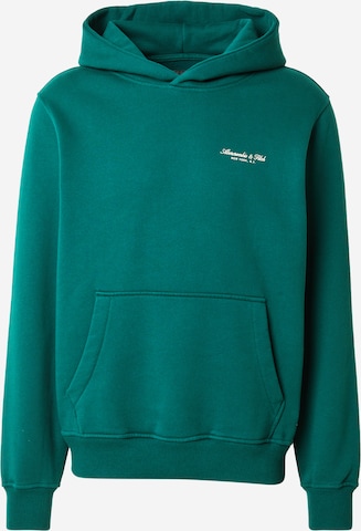 Felpa di Abercrombie & Fitch in verde: frontale