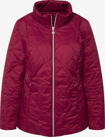 Ulla Popken Between-Season Jacket in Pink: front