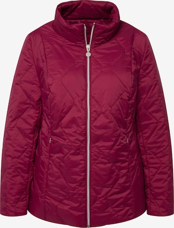 Ulla Popken Between-Season Jacket in Pink: front