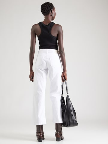 Herrlicher Bootcut Farkut värissä valkoinen