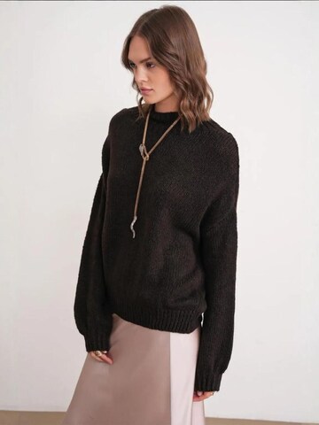 MixRay Pullover 'Pullover'‌‌‌‌‌‌‌‌‌‌ in Braun