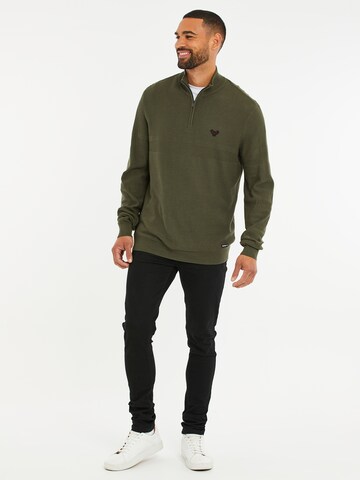 Pullover 'Knipe' di Threadbare in verde