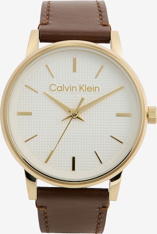 Calvin Klein Analoginen kello värissä ruskea: etupuoli