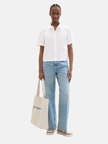 TOM TAILOR DENIM Blouse in White