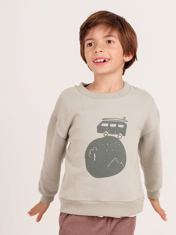 KNOT Sweatshirt 'Van Life' in Grün: Vorderseite
